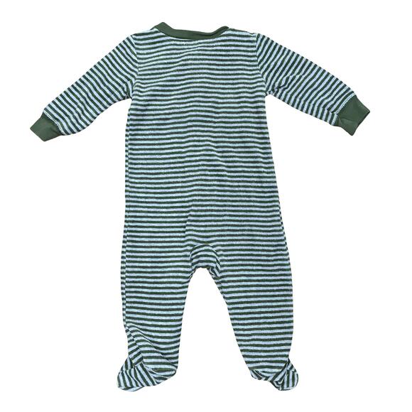 Set of 3 Terry Footed Pajamas Bodysuits by CARTER'S 3-6M - Picture 3 of 13